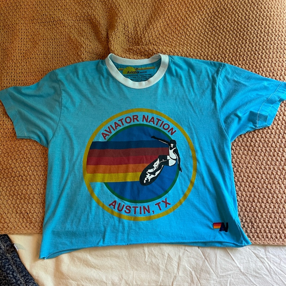 RARE aviator nation tshirt